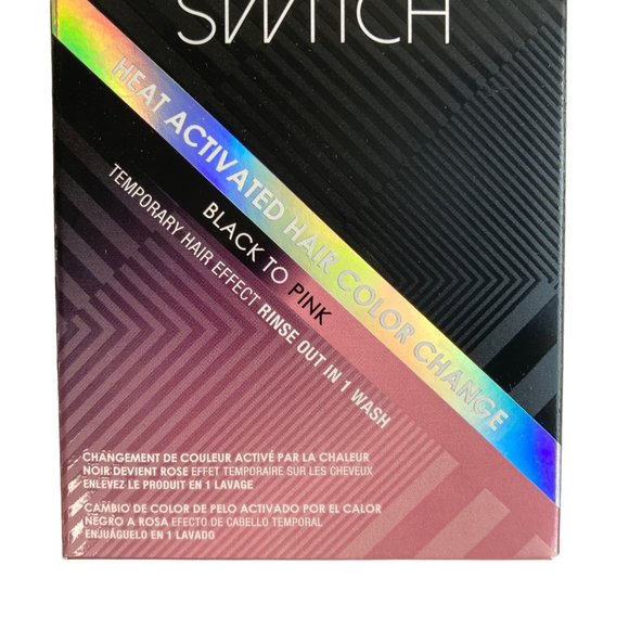 Punky Colour Mood Switch Heat Activated Hair Color Change Black To Pink Sealed - Picture 9 of 12